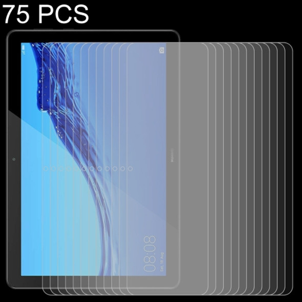 75 PCS 0.26mm 9H Surface Hardness Explosion-proof Tempered Glass Film for Huawei MediaPad T5 10.1