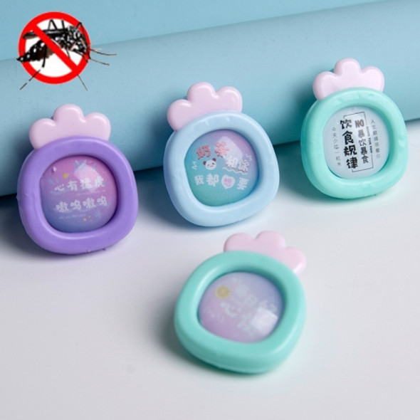 4 PCS Baby Anti-mosquito Buckle Children Outdoor Mosquito Repellent Buckle, Style:Colorful Mood