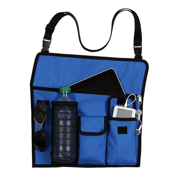 Outdoor Beach Seat Storage Bag Mobile Phone Storage Bag(Blue)