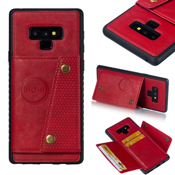 Leather Protective Case For Galaxy Note9(Red)