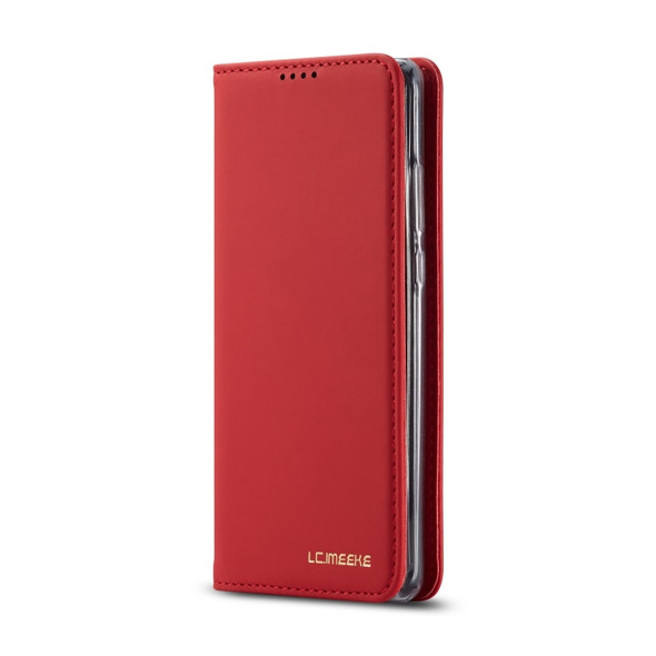 For Huawei P30 Pro LC.IMEEKE LC-002 Series Skin Hand Feeling PU + TPU Horizontal Flip Leather Case with Holder & Card Slot & Wallet(Red)