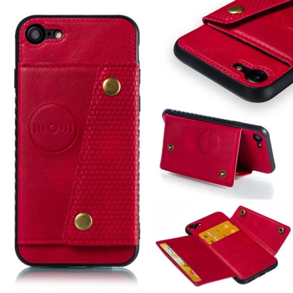 Leather Protective Case For iPhone 8 & 7(Red)