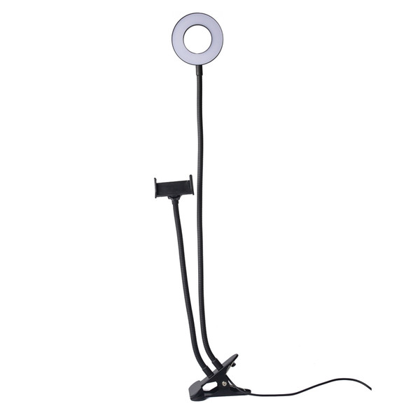 3.5 inch Adjustable Live Broadcast Aluminum Alloy Clip LED Fill Light with Phone Clamp