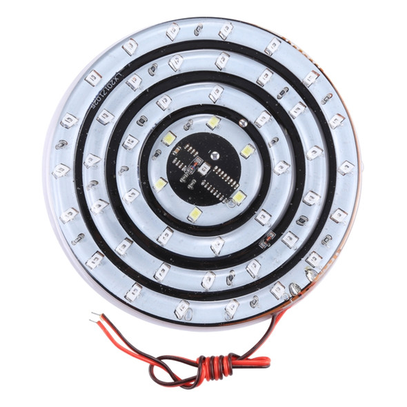 49 LEDs SMD 2835 Motorcycle Modified RGB Decorative Light Styling Flash Atmosphere Lamp, Diameter: 10cm, DC 12V