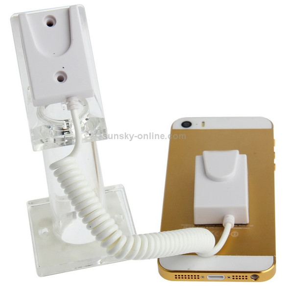 Universal Mobile Phone Burglar Display Holder / Display Anti-theft Holder(White)