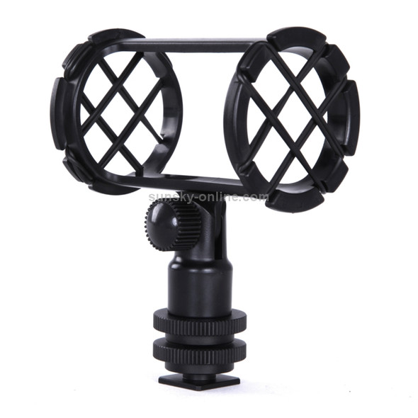 BOYA BY-C04 Camera Microphone Shockmount with Hot Shoe Mount for PVM1000 PVM1000L Microphone(Black)