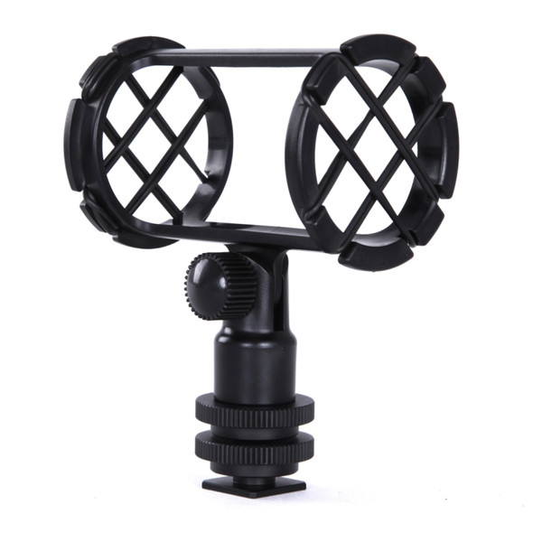 BOYA BY-C04 Camera Microphone Shockmount with Hot Shoe Mount for PVM1000 PVM1000L Microphone(Black)