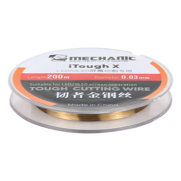 Mechanic iTough X 200M 0.03MM LCD OLED Screen Cutting Wire