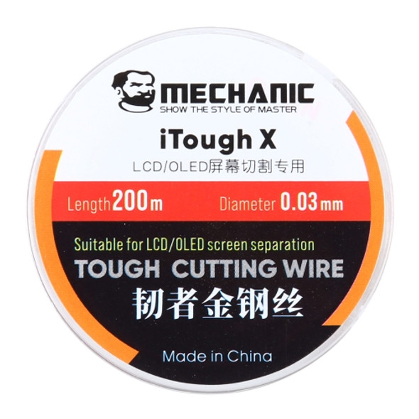 Mechanic iTough X 200M 0.03MM LCD OLED Screen Cutting Wire