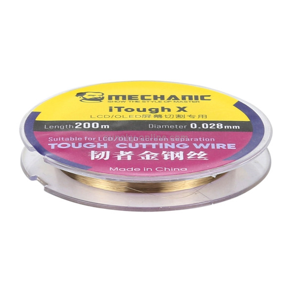 Mechanic iTough X 200M 0.028MM LCD OLED Screen Cutting Wire