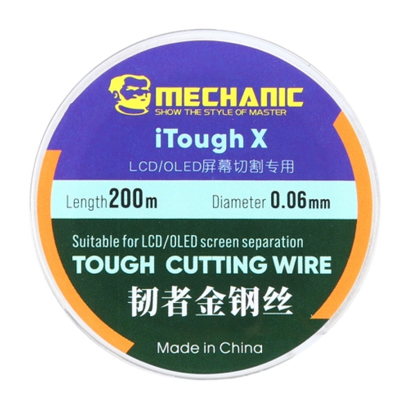 Mechanic iTough X 200M 0.06MM LCD OLED Screen Cutting Wire