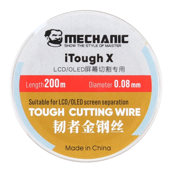 Mechanic iTough X 200M 0.08MM LCD OLED Screen Cutting Wire