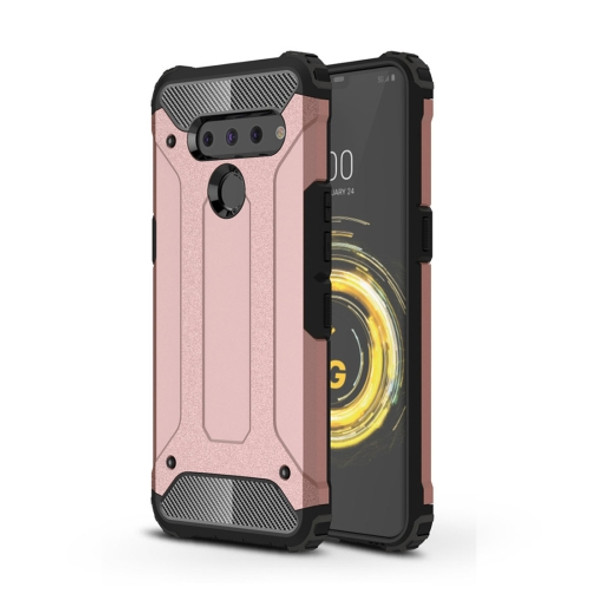 Magic Armor TPU + PC Combination Case for LG V50 ThinQ 5G (Rose Gold)