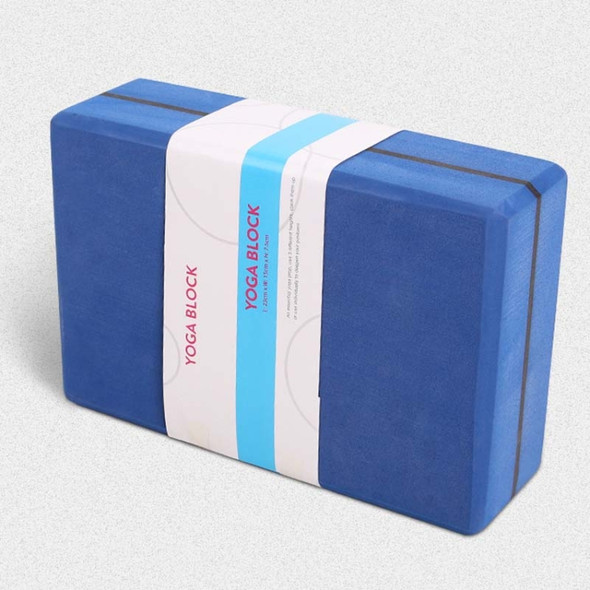 Two-color High-Density EVA Weighted Yoga Bricks Yoga Aids Dance Practice Bricks(Navy Blue)