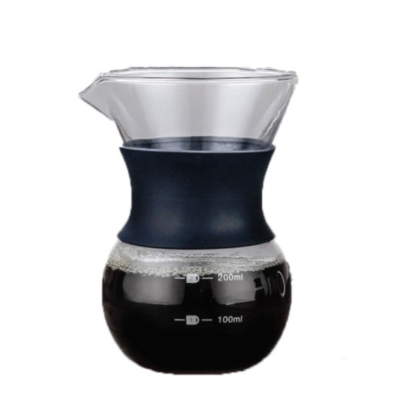 High Temperature Resistant Coffee Maker, Capacity:200ml, Style:Without Strainer