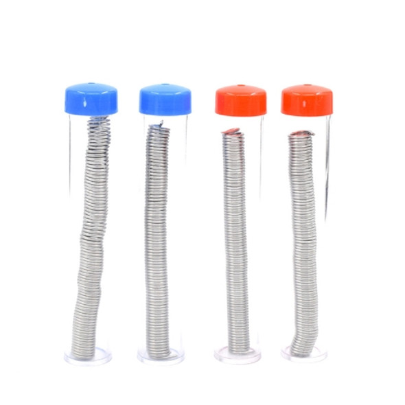 10 PCS 1.0mm 63/37 Barreled Tin Wire Pen Tube Solder Wire, Color Random Delivery