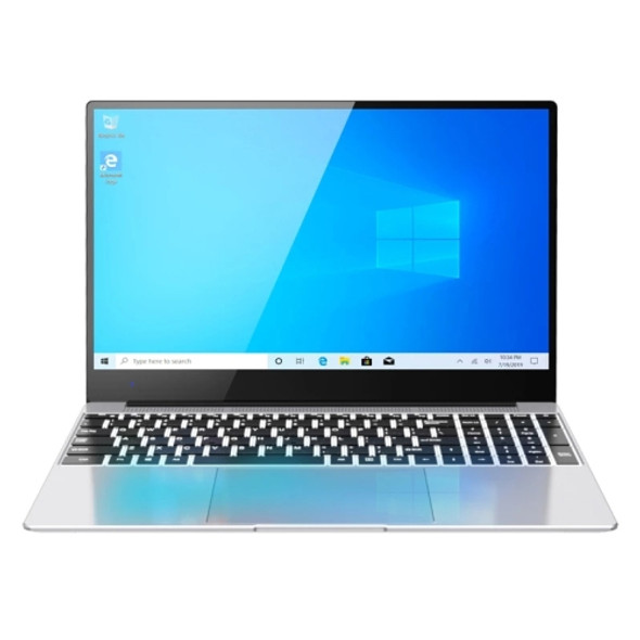 CENAVA F158G Notebook, 15.6 inch, 8GB+512GB, Windows 10 Intel Core i7-6560U Dual Core 2.2-3.2 GHz, Support TF Card & Bluetooth & WiFi & Micro HDMI, US/EU Plug(Silver)