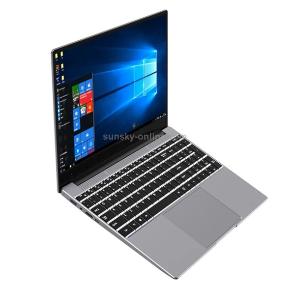 CENAVA F158G Notebook, 15.6 inch, 8GB+512GB, Windows 10 Intel Core i7-6560U Dual Core 2.2-3.2 GHz, Support TF Card & Bluetooth & WiFi & Micro HDMI, US/EU Plug(Silver)