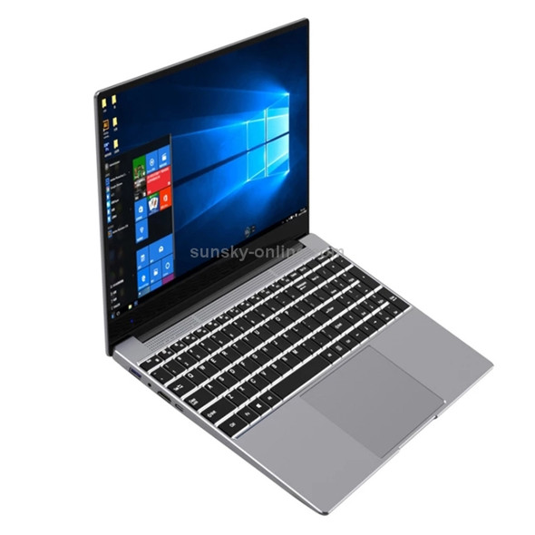 CENAVA F158G Notebook, 15.6 inch, 8GB+256GB, Windows 10 Intel Core i7-6560U Dual Core 2.2-3.2 GHz, Support TF Card & Bluetooth & WiFi & Micro HDMI, US/EU Plug(Silver)