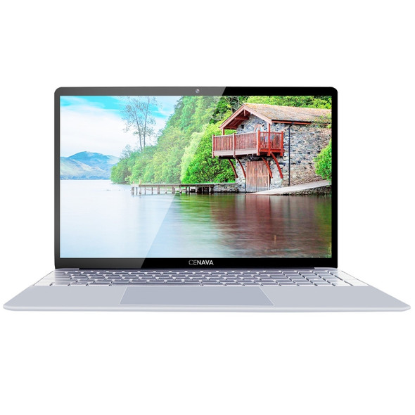 CENAVA F151 Ultrabook, 15.6 inch, 8GB+512GB, Windows 10 Intel Celeron J4105 Quad Core Up to 2.3GHz, Support TF Card & Bluetooth & Dual WiFi & Mini HDMI, US/EU Plug(Silver)