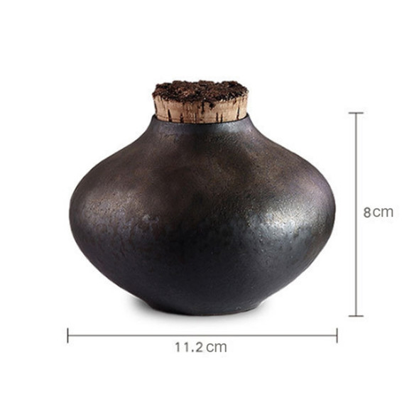 Gilt Ceramic Tea Pot Household Sealed Storage Tank(Gilt Spring Pottery)