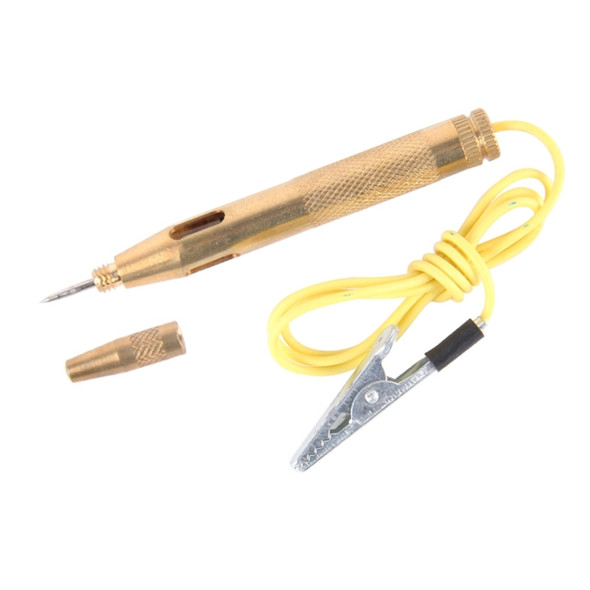 CNJB-85016 Pure Copper Circuit Tester and Electrical Voltage Detector Pen Set With Crocodile Clip 6-24V, Wire Length: 60cm