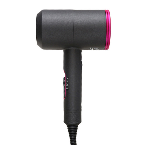 High-power 2000W Anionic Cold Hot Air Constant Temperature Hair Dryer, UK Plug(Red + Black)