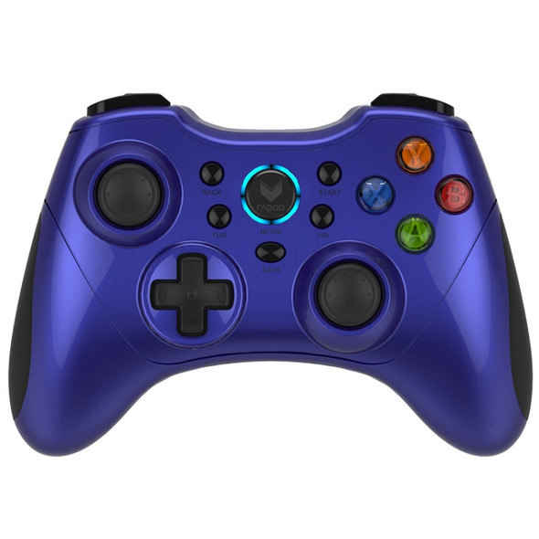 Rapoo V600 Gaming-level Wireless Vibrating Game Controller for PC / PS3 / Android Phones(Blue)