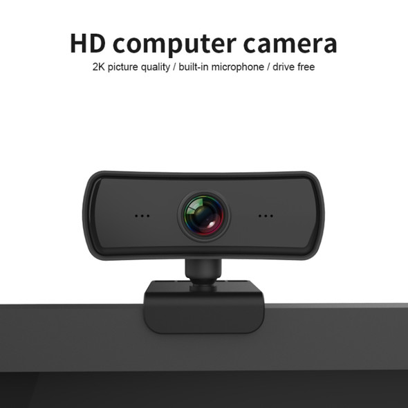 C3 400W Pixels 2K Resolution Auto Focus HD 1080P Webcam 360 Rotation For Live Broadcast Video Conference Work WebCamera With Mic USB Driver-free