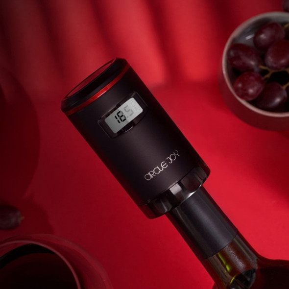 Original Xiaomi Circle Joy Smart USB Charging LED Display Vacuum Wine Storage Bottle Cord Stopper