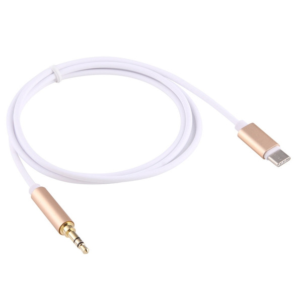 96cm USB-C / Type-C to 3.5mm Male Audio Adapter Cable(Gold)