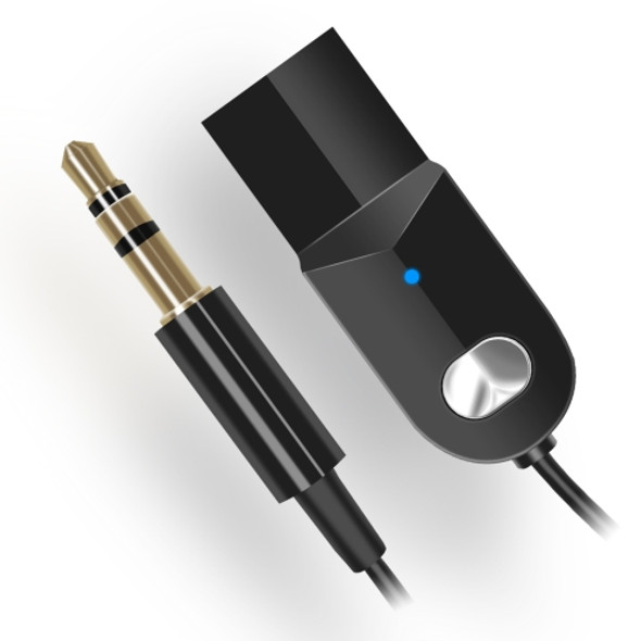 C002 Bluetooth 5.0 USB Car Wireless Bluetooth Receiver(Black)