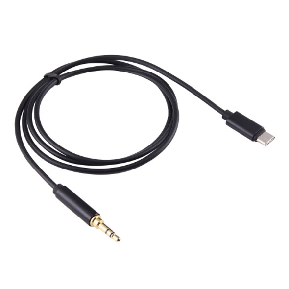 96cm USB-C / Type-C to 3.5mm Male Audio Adapter Cable(Black)