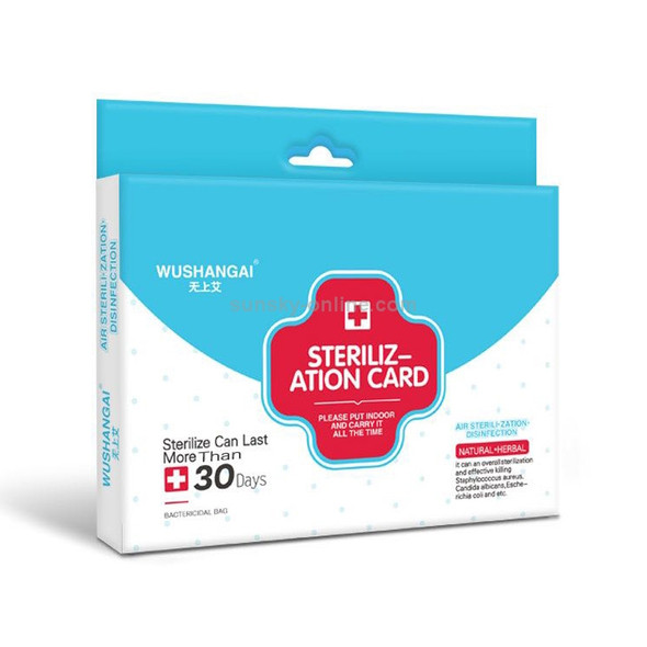 Air Sterilization Card Anti-influenza Virus Mite-removing Antibacterial VB Portable Protective Card for Kids