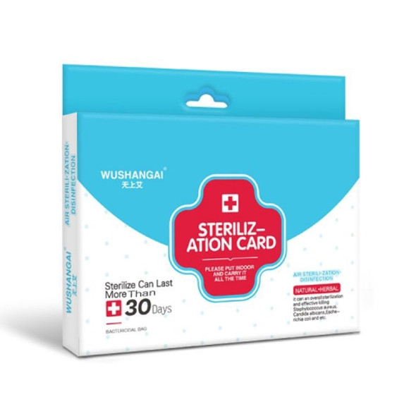 Air Sterilization Card Anti-influenza Virus Mite-removing Antibacterial VB Portable Protective Card for Kids