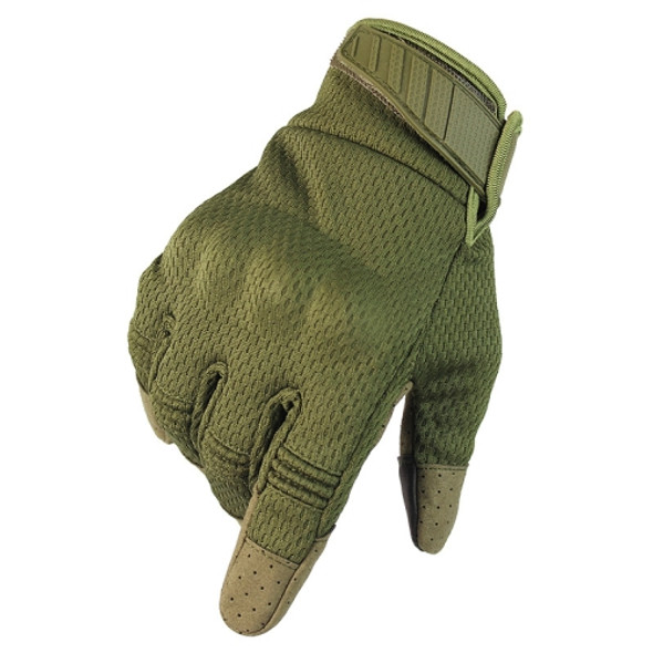 A30 Outdoor Cycling Motorcycle Non-Slip Breathable Mountaineering Climbing Sports Gloves, Size: S(Green)