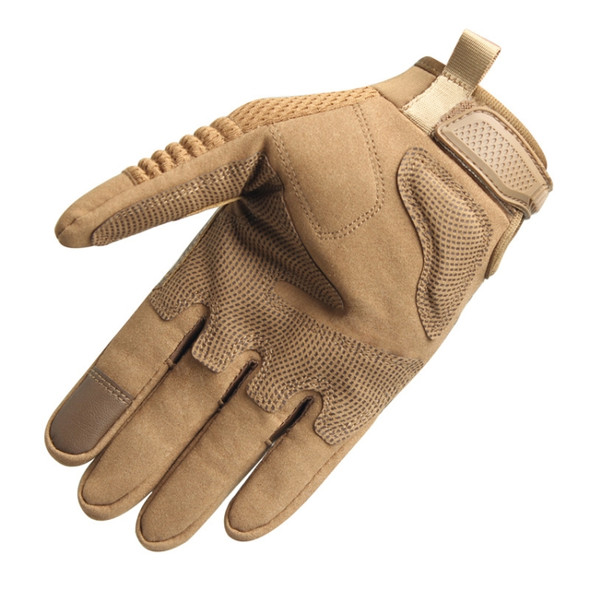 B28 Outdoor Rding Motorcycle Protective Anti-Slip Wear-Resistant Mountaineering Sports Gloves, Size: M(Wolf Brown)