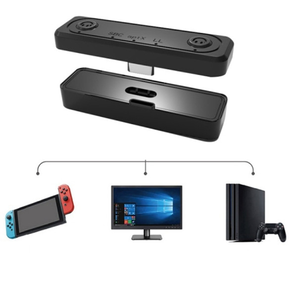 Slim 5.0 Audio Transmitter For Switch/PS4/PC Adapter(Black)