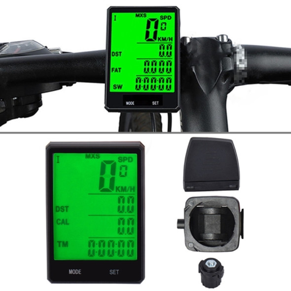 2.8 inch English Wireless Waterproof Cycle Computer LCD Odometer Speedometer