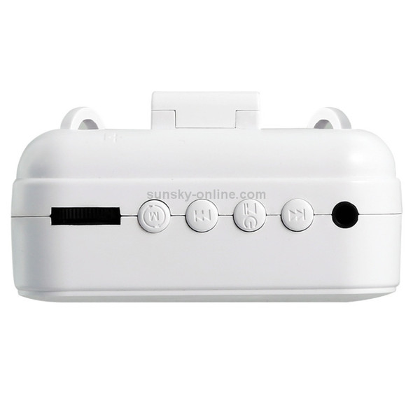 Deli 51052 Portable Waist Amplifier Microphone Teacher Teaching Amplifier(White)