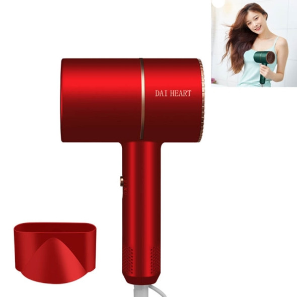 DAI HEART BG-F01 Home Dormitory Silent Negative Ion Hair Dryer, CN Plug( China Red)