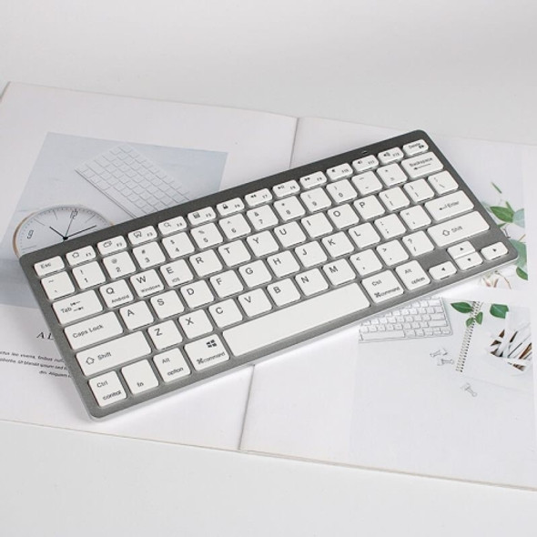 X5 Ultra-thin Mini Wireless Bluetooth Keyboard, Support Win / Android / IOS System(Silver )