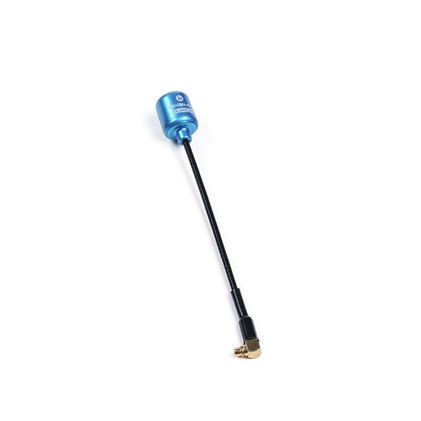 iFlight SIGMA 5.8G 500MHz 2dbi MMCX Image Transmission Antenna Left Hand for FPV Racing RC Drone Freestyle Toothpick Cinewhoop(Blue)