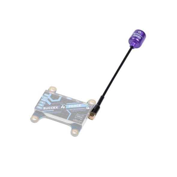 iFlight SIGMA 5.8G 500MHz 2dbi MMCX Image Transmission Antenna Right Hand for FPV Racing RC Drone Freestyle Toothpick Cinewhoop (Purple)