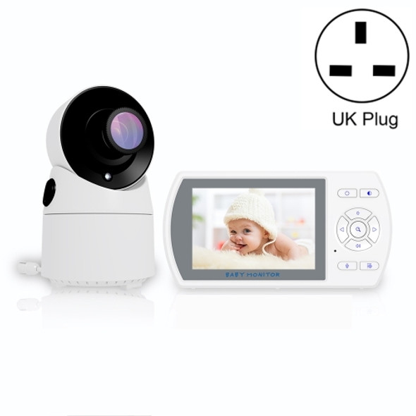 8003ZH 3.5 inch Larger Screen Display Wireless Digital Monitoring Camera Baby Career Monitor Wireless Baby Monitor(UK Plug)