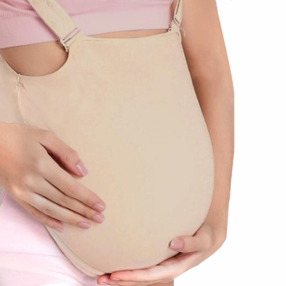 Silicone Fake Belly Pregnant Woman Photo Props Pregnant Woman Simulation Fake Belly, Size:4-5 Month(Flesh-colored)