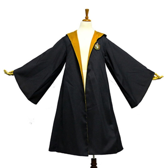 Loose Game Cosplay Cloak Robe (Color:Black Yellow Size:XS)