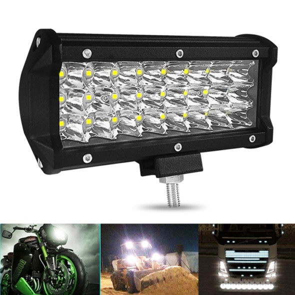7 inch 18W 1800LM 3 Row LED Strip Light Working Refit Off-road Vehicle Lamp Roof Strip Light