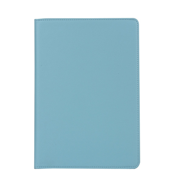Litchi Texture Horizontal Flip 360 Degrees Rotation Leather Case for iPad Pro 12.9 inch (2018) ?with Holder(Baby Blue)