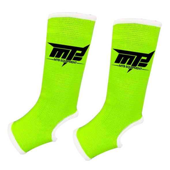 MTB SJ-006 Freestyle Grappling Thai Boxing Fighting Training Sport Anti-sprain Anti-slip Ankle Protector Protective Gear Support Guards, Size:L(Green)